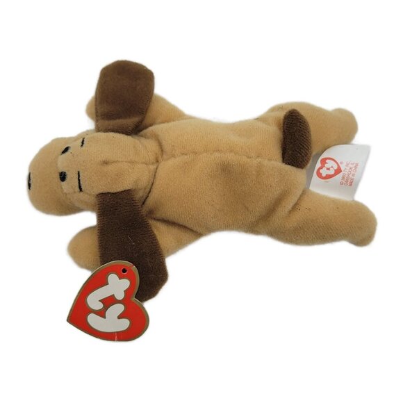 🐶 Ty Beanie Baby “Bones” the Dog – McDonald’s 1998 Exclusive, Sealed, Vintage - Picture 8 of 9